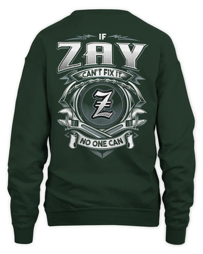 ZAY AP81-K4-626 - Personalized Ahmed Quote Apparel “If Ahmed Can't Fix It, No One Can” - Unisex Sweatshirt - Forest Green
