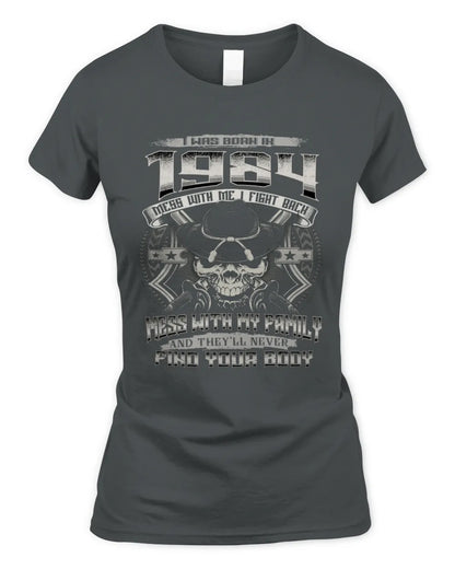 1984 HH89-K2 – Protective Family Quote T-Shirt - Women's Standard T-Shirt - Charcoal