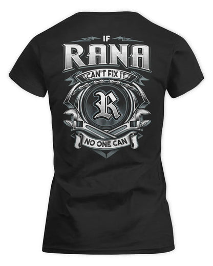 RANA AP81-K4-626 - Personalized Ahmed Quote Apparel “If Ahmed Can't Fix It, No One Can” - Women's Standard T-Shirt - Black