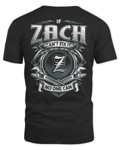 ZACH AP81-K4-626 - Personalized Ahmed Quote Apparel “If Ahmed Can't Fix It, No One Can” - Unisex Standard T-Shirt - Black