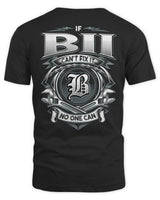 BII AP81-K4-626 - Personalized Ahmed Quote Apparel “If Ahmed Can't Fix It, No One Can” - Unisex Standard T-Shirt - Black
