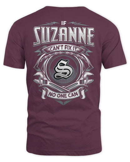 SUZANNE AP81-K4-626 - Personalized Ahmed Quote Apparel “If Ahmed Can't Fix It, No One Can” - Unisex Standard T-Shirt - Maroon