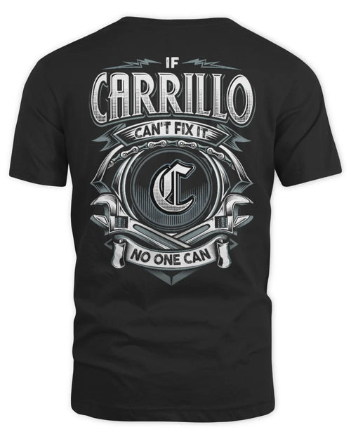 CARRILLO AP81-K4-626 - Personalized Ahmed Quote Apparel “If Ahmed Can't Fix It, No One Can” - Unisex Standard T-Shirt - Black