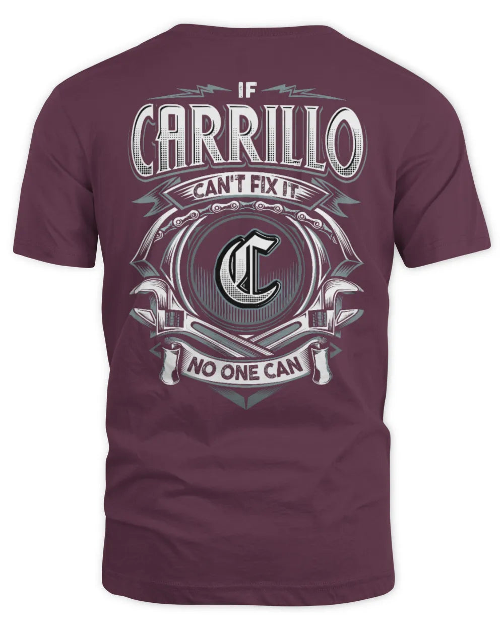 CARRILLO AP81-K4-626 - Personalized Ahmed Quote Apparel “If Ahmed Can't Fix It, No One Can” - Unisex Standard T-Shirt - Maroon