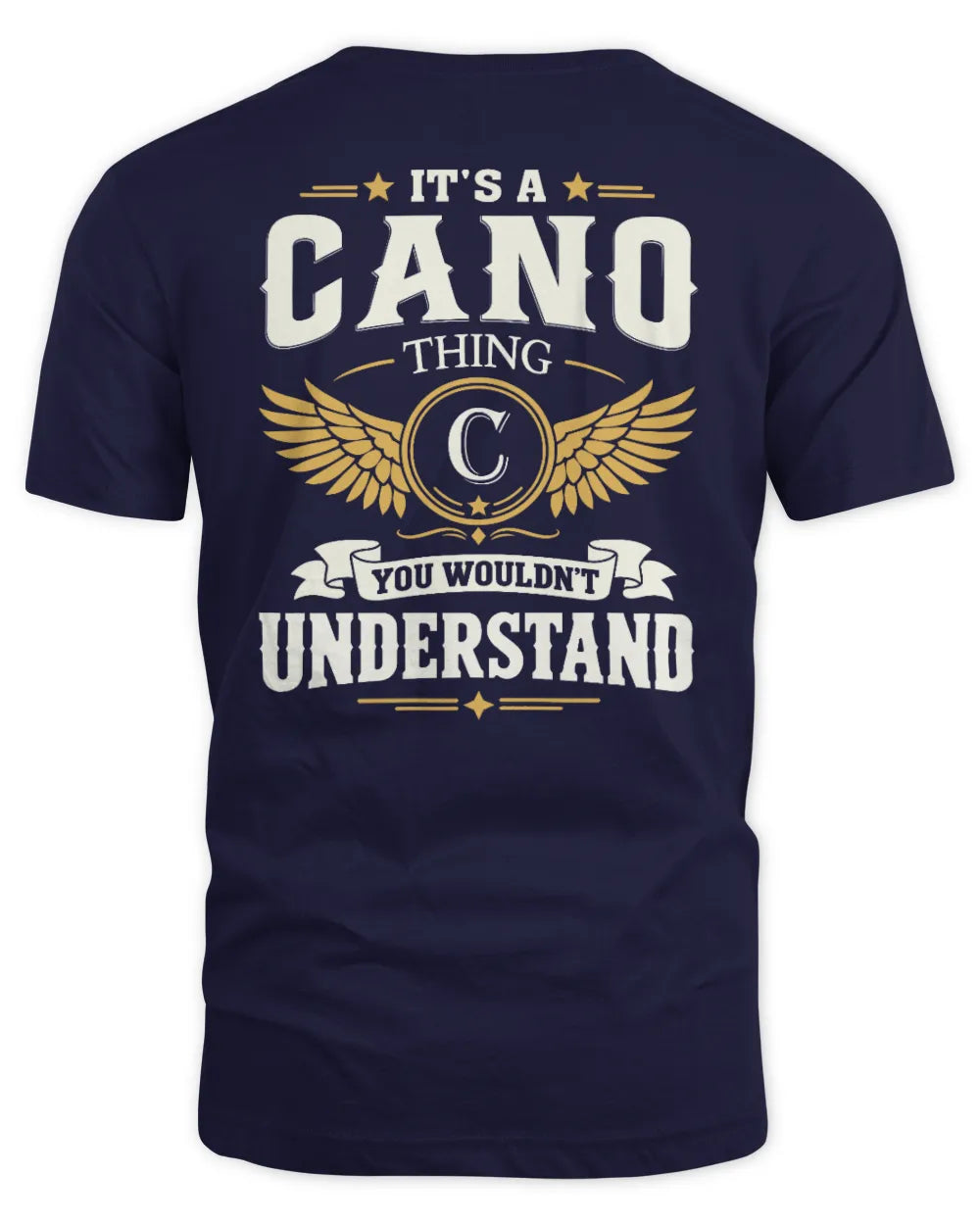 CANO KT06-M008 It’s a [NAME] Thing – You Wouldn’t Understand | Personalized Vintage T-Shirt - Unisex Standard T-Shirt - Navy