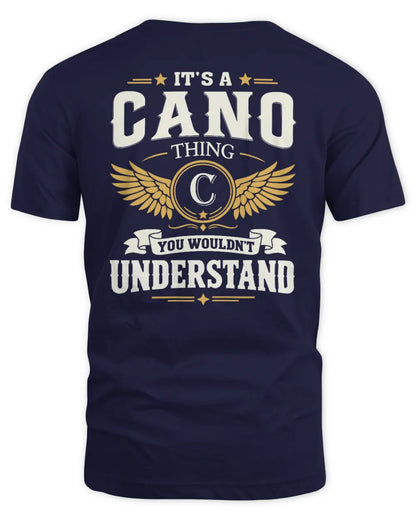 CANO KT06-M008 It’s a [NAME] Thing – You Wouldn’t Understand | Personalized Vintage T-Shirt - Unisex Standard T-Shirt - Navy