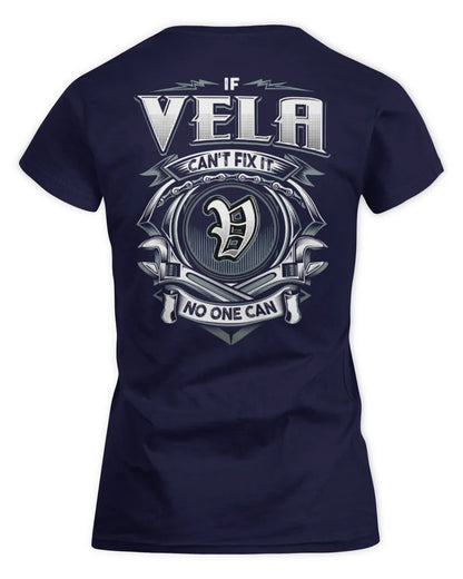 VELA AP81-K4-626 - Personalized Ahmed Quote Apparel “If Ahmed Can't Fix It, No One Can” - Women's Standard T-Shirt - Navy