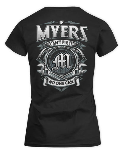 MYERS AP81-K4-626 - Personalized Ahmed Quote Apparel “If Ahmed Can't Fix It, No One Can” - Women's Standard T-Shirt - Black