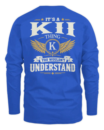 KII KT06-M008 It’s a [NAME] Thing – You Wouldn’t Understand | Personalized Vintage T-Shirt - Men's Long Sleeved T-Shirt - Royal