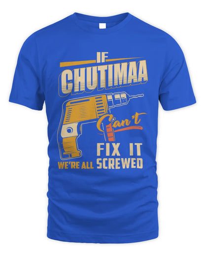 CHUTIMAA TP22-K4-228 - Personalized Handyman T-Shirt “If AARON Can’t Fix It, We’re All Screwed” - Unisex Standard T-Shirt - Royal