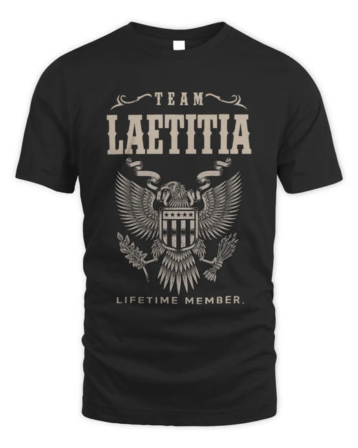 LAETITIA TP06-K82 – Personalized Classic Style Apparel “Team NAME Lifetime Member”