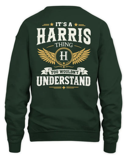 HARRIS KT06-M008 It’s a [NAME] Thing – You Wouldn’t Understand | Personalized Vintage T-Shirt - Unisex Sweatshirt - Forest Green