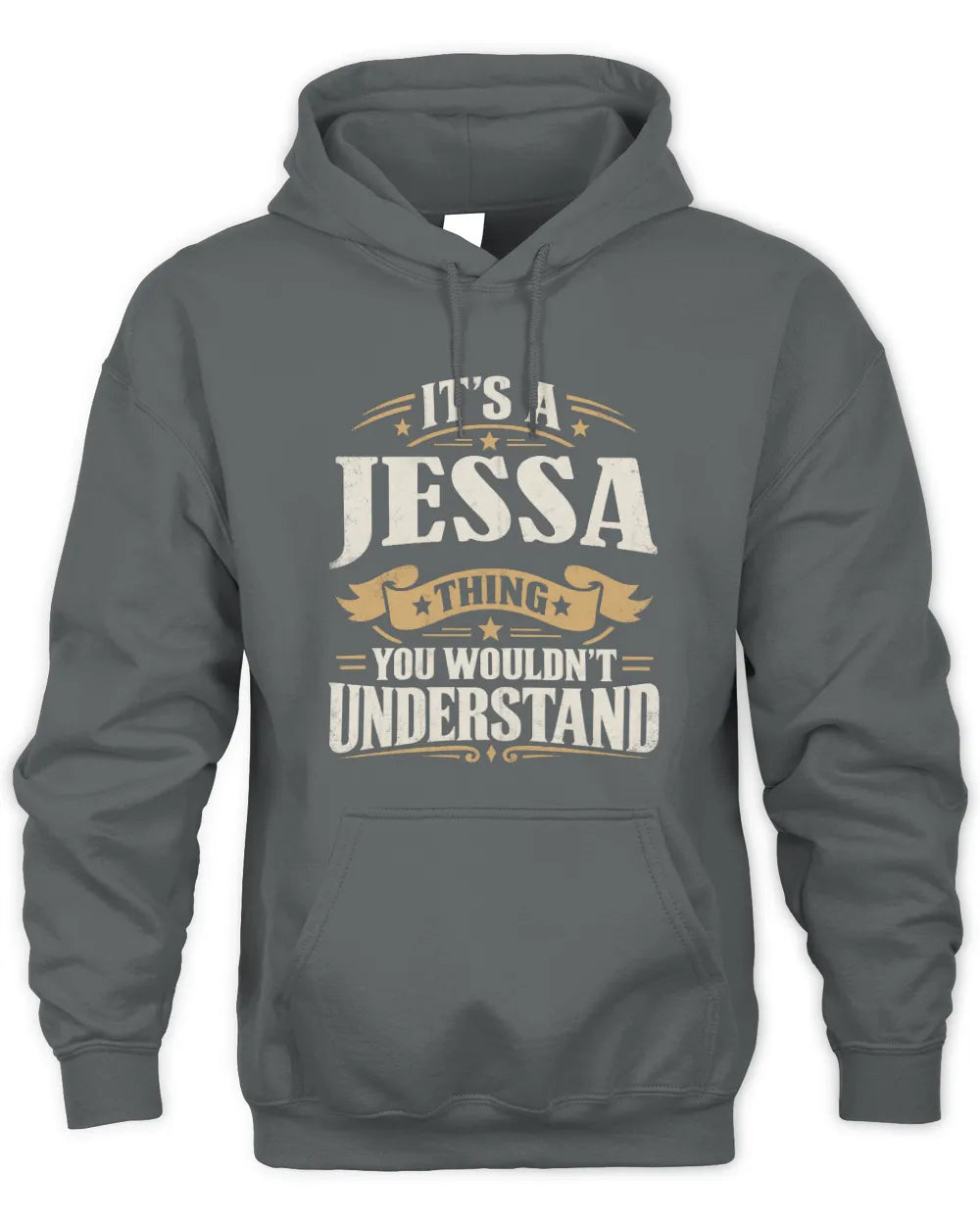 JESSA P08 TH51 - Personalized “It’s a/an [NAME] Thing – You Wouldn’t Understand” Shirt - Unisex Hoodie - Charcoal