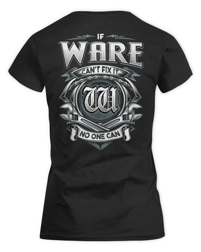 WARE AP81-K4-626 - Personalized Ahmed Quote Apparel “If Ahmed Can't Fix It, No One Can” - Women's Standard T-Shirt - Black