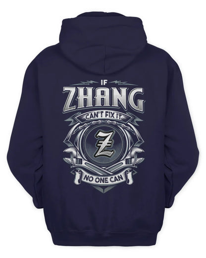 ZHANG AP81-K4-626 - Personalized Ahmed Quote Apparel “If Ahmed Can't Fix It, No One Can” - Unisex Hoodie - Navy