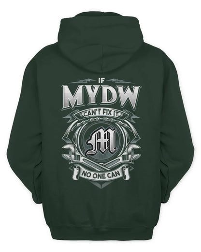 MYDW AP81-K4-626 - Personalized Ahmed Quote Apparel “If Ahmed Can't Fix It, No One Can” - Unisex Hoodie - Forest Green
