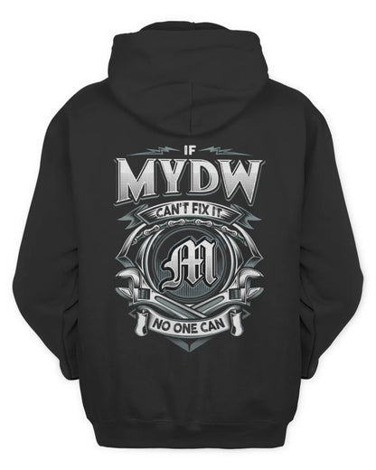MYDW AP81-K4-626 - Personalized Ahmed Quote Apparel “If Ahmed Can't Fix It, No One Can” - Unisex Hoodie - Black