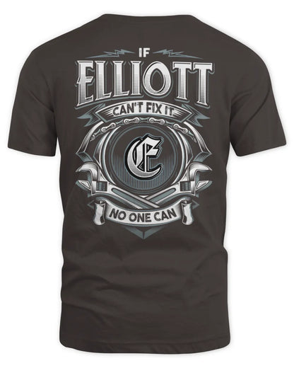 ELLIOTT AP81-K4-626 - Personalized Ahmed Quote Apparel “If Ahmed Can't Fix It, No One Can” - Unisex Standard T-Shirt - Dark Chocolate