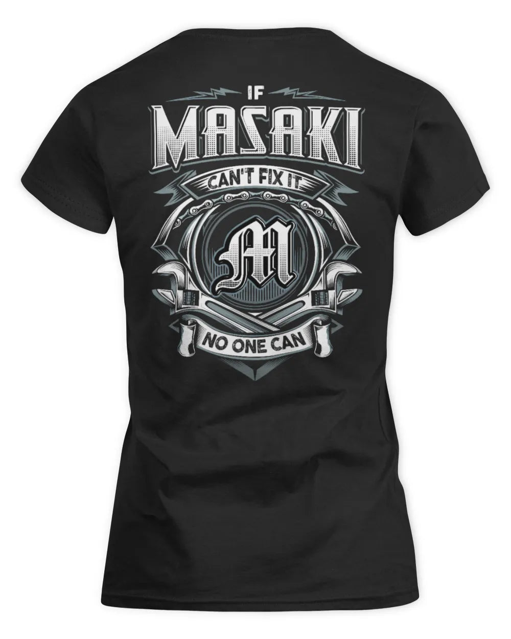MASAKI AP81-K4-626 - Personalized Ahmed Quote Apparel “If Ahmed Can't Fix It, No One Can” - Women's Standard T-Shirt - Black