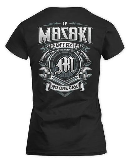 MASAKI AP81-K4-626 - Personalized Ahmed Quote Apparel “If Ahmed Can't Fix It, No One Can” - Women's Standard T-Shirt - Black