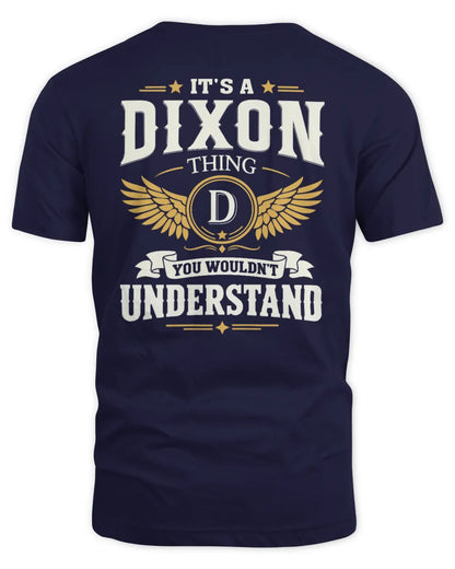 DIXON KT06-M008 It’s a [NAME] Thing – You Wouldn’t Understand | Personalized Vintage T-Shirt - Unisex Standard T-Shirt - Navy