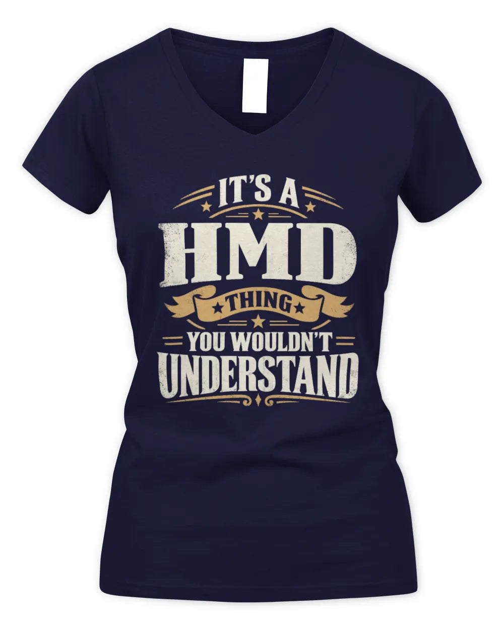 HMD P08 TH51 - Personalized “It’s a/an [NAME] Thing – You Wouldn’t Understand” Shirt - Women's V-Neck T-Shirt - Navy