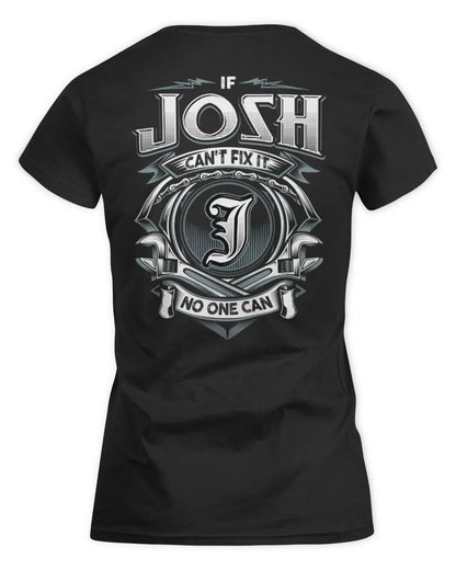 JOSH AP81-K4-626 - Personalized Ahmed Quote Apparel “If Ahmed Can't Fix It, No One Can” - Women's Standard T-Shirt - Black