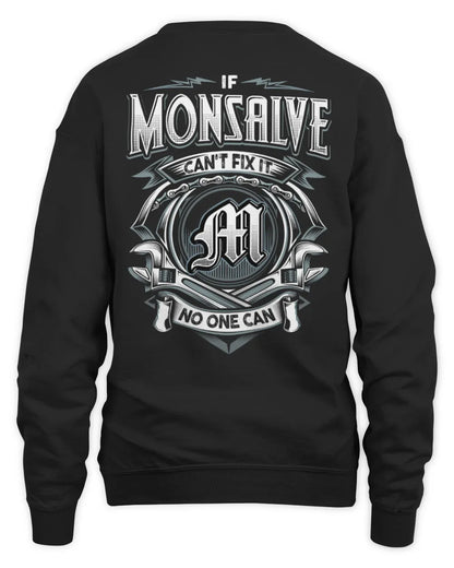 MONSALVE AP81-K4-626 - Personalized Ahmed Quote Apparel “If Ahmed Can't Fix It, No One Can” - Unisex Sweatshirt - Black