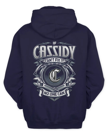 CASSIDY AP81-K4-626 - Personalized Ahmed Quote Apparel “If Ahmed Can't Fix It, No One Can” - Unisex Hoodie - Navy