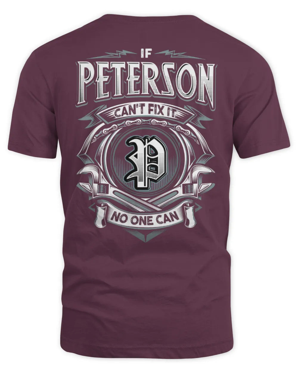 PETERSON AP81-K4-626 - Personalized Ahmed Quote Apparel “If Ahmed Can't Fix It, No One Can” - Unisex Standard T-Shirt - Maroon
