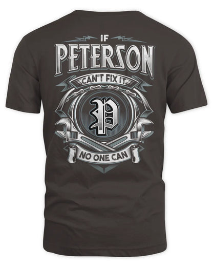 PETERSON AP81-K4-626 - Personalized Ahmed Quote Apparel “If Ahmed Can't Fix It, No One Can” - Unisex Standard T-Shirt - Dark Chocolate
