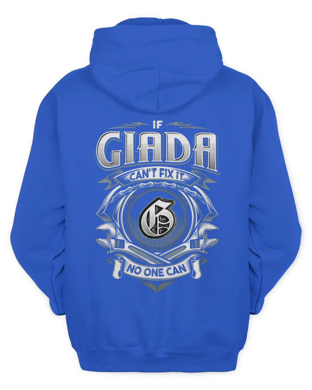 GIADA AP81-K4-626 - Personalized Ahmed Quote Apparel “If Ahmed Can't Fix It, No One Can” - Unisex Hoodie - Royal