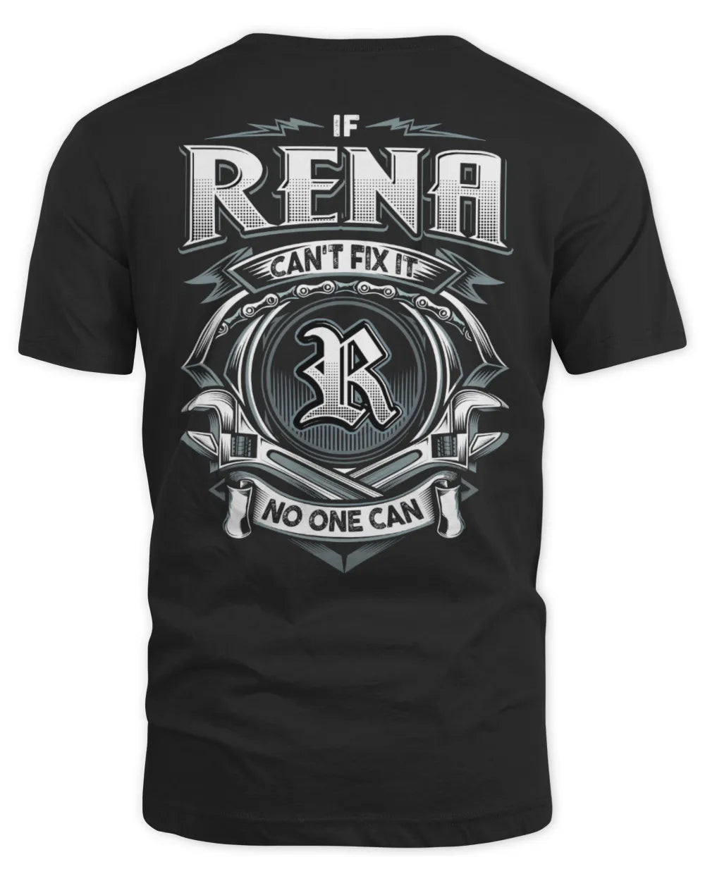 RENA AP81-K4-626 - Personalized Ahmed Quote Apparel “If Ahmed Can't Fix It, No One Can” - Unisex Standard T-Shirt - Black