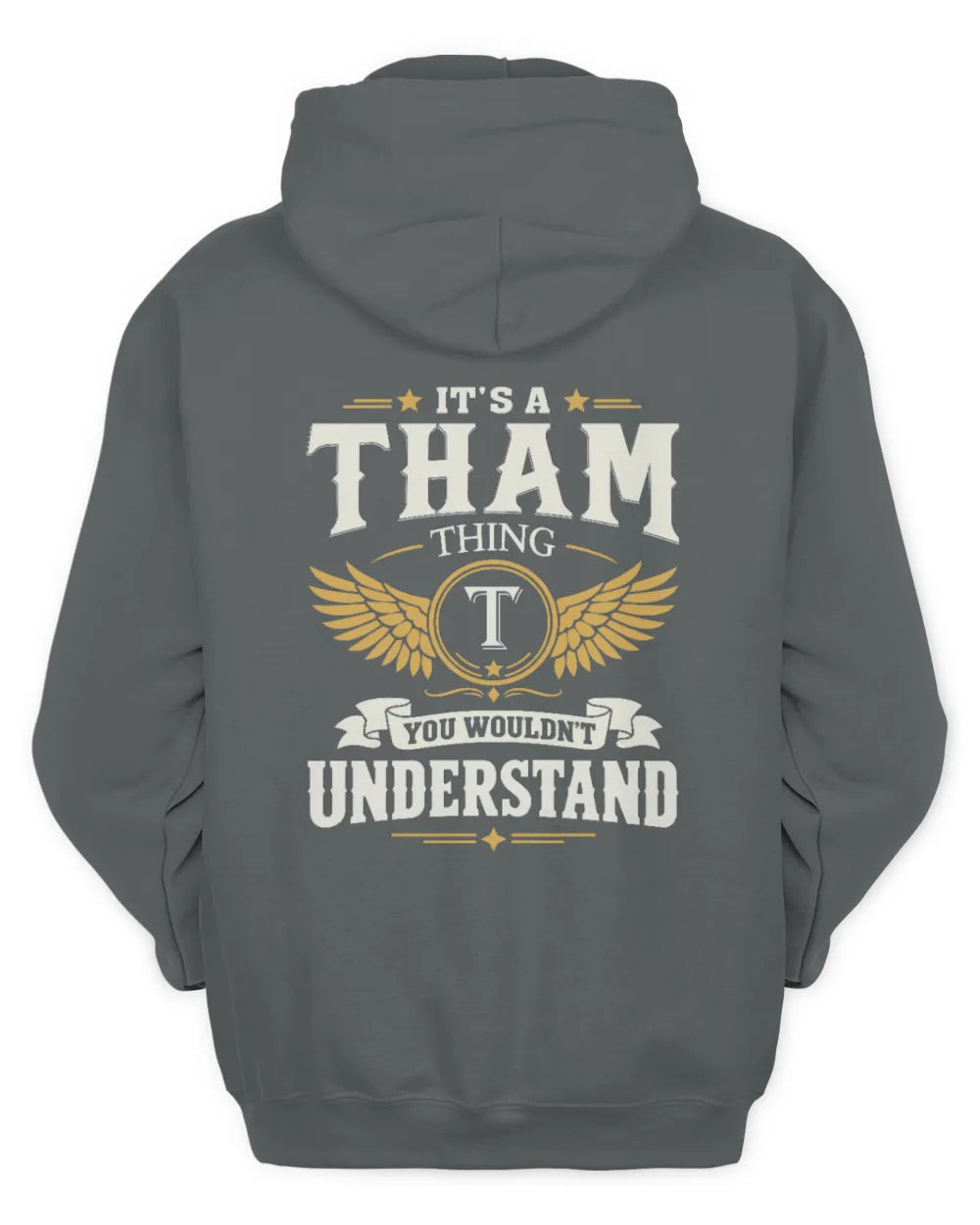 THAM KT06-M008 It’s a [NAME] Thing – You Wouldn’t Understand | Personalized Vintage T-Shirt - Unisex Hoodie - Charcoal