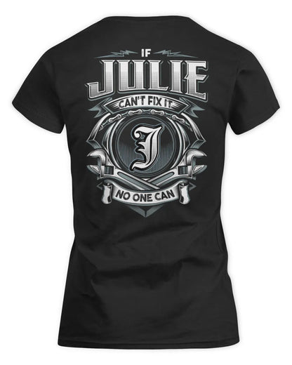 JULIE AP81-K4-626 - Personalized Ahmed Quote Apparel “If Ahmed Can't Fix It, No One Can” - Women's Standard T-Shirt - Black