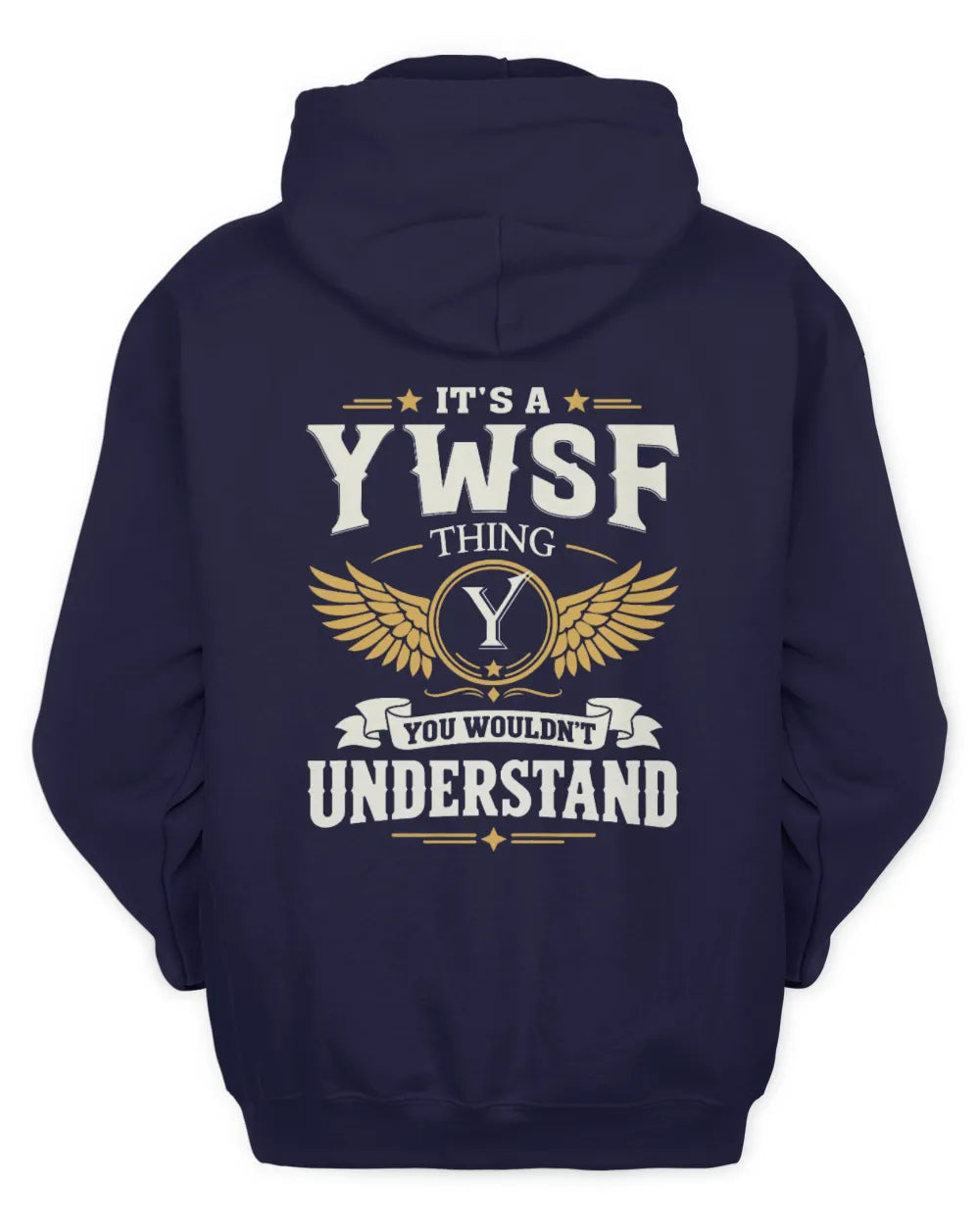 YWSF KT06-M008 It’s a [NAME] Thing – You Wouldn’t Understand | Personalized Vintage T-Shirt - Unisex Hoodie - Navy