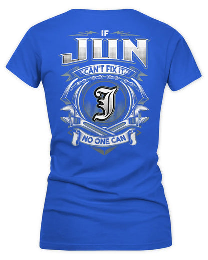 JUN AP81-K4-626 - Personalized Ahmed Quote Apparel “If Ahmed Can't Fix It, No One Can” - Women's V-Neck T-Shirt - Royal