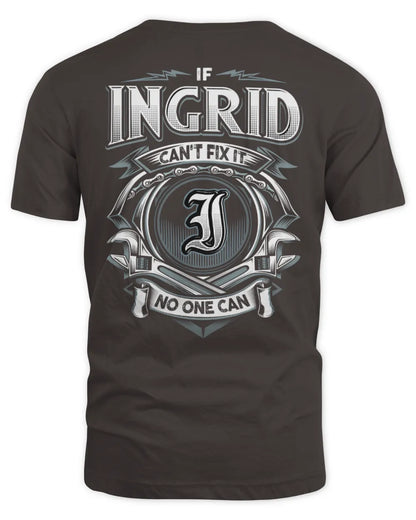 INGRID AP81-K4-626 - Personalized Ahmed Quote Apparel “If Ahmed Can't Fix It, No One Can” - Unisex Standard T-Shirt - Dark Chocolate