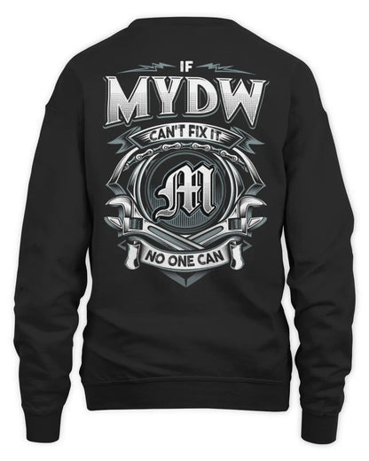 MYDW AP81-K4-626 - Personalized Ahmed Quote Apparel “If Ahmed Can't Fix It, No One Can” - Unisex Sweatshirt - Black