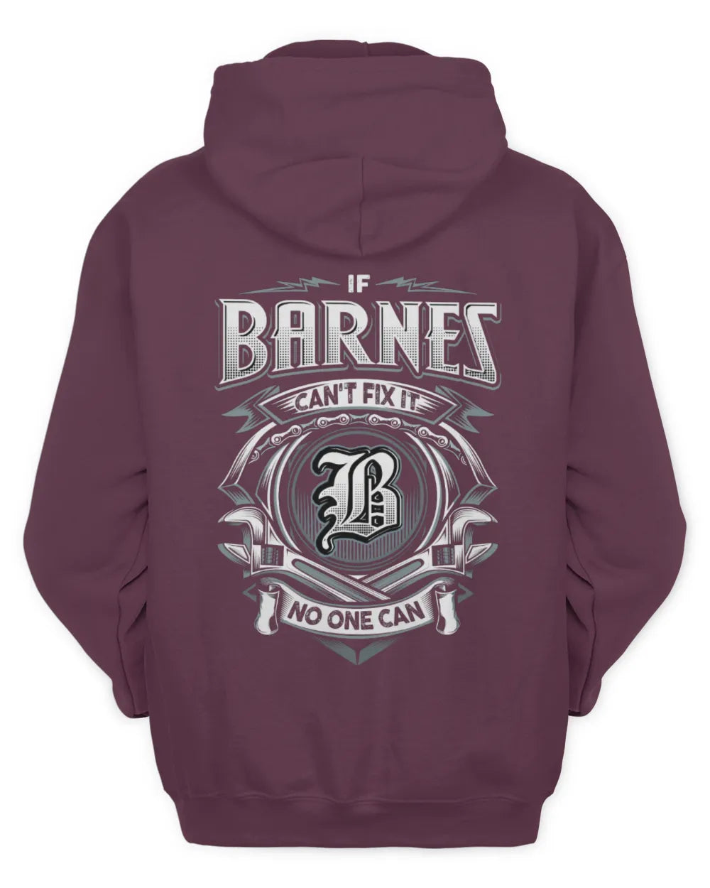 BARNES AP81-K4-626 - Personalized Ahmed Quote Apparel “If Ahmed Can't Fix It, No One Can” - Unisex Hoodie - Maroon