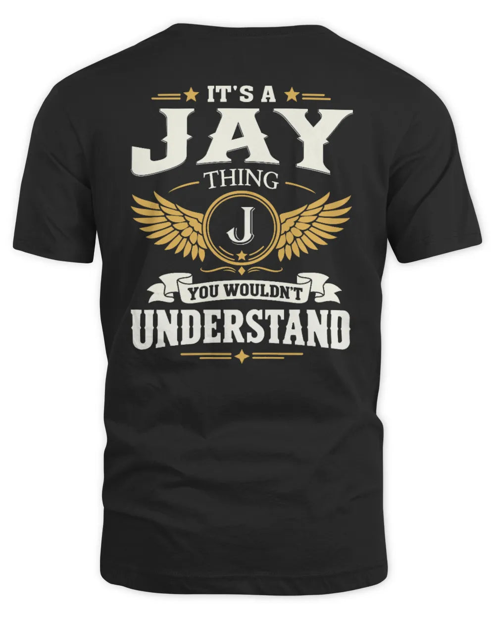JAY KT06-M008 It’s a [NAME] Thing – You Wouldn’t Understand | Personalized Vintage T-Shirt - Unisex Standard T-Shirt - Black