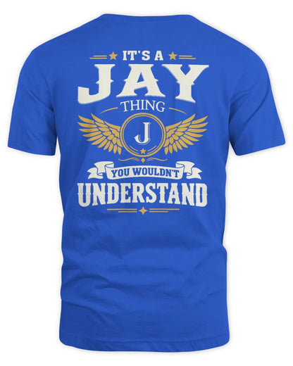 JAY KT06-M008 It’s a [NAME] Thing – You Wouldn’t Understand | Personalized Vintage T-Shirt - Unisex Standard T-Shirt - Royal