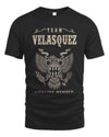 VELASQUEZ TP06-K82 – Personalized Classic Style Apparel “Team NAME Lifetime Member”