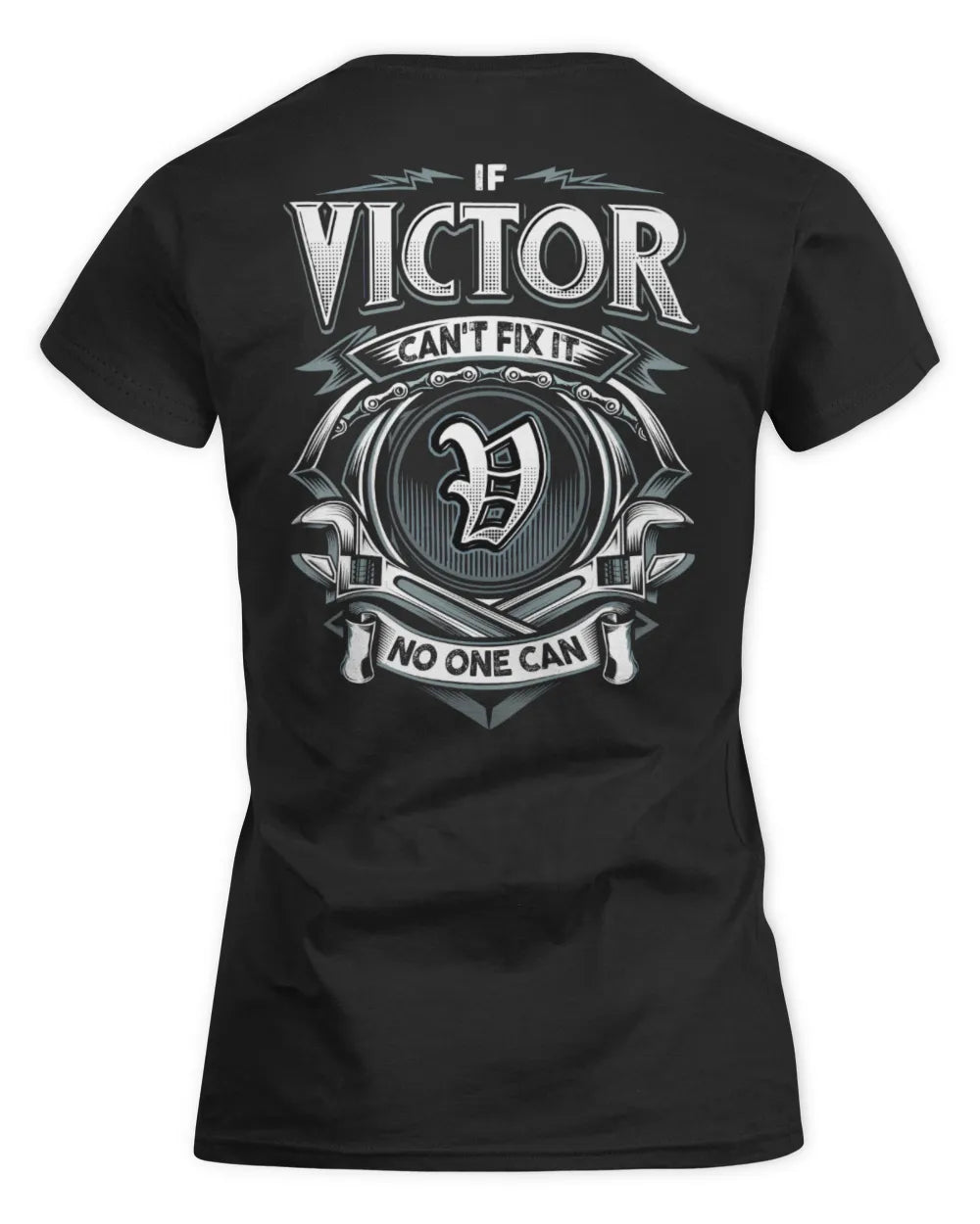 VICTOR AP81-K4-626 - Personalized Ahmed Quote Apparel “If Ahmed Can't Fix It, No One Can” - Women's Standard T-Shirt - Black