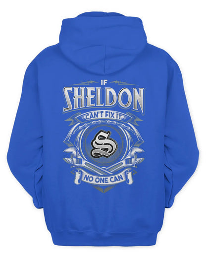 SHELDON AP81-K4-626 - Personalized Ahmed Quote Apparel “If Ahmed Can't Fix It, No One Can” - Unisex Hoodie - Royal
