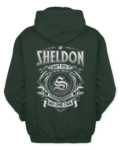 SHELDON AP81-K4-626 - Personalized Ahmed Quote Apparel “If Ahmed Can't Fix It, No One Can” - Unisex Hoodie - Forest Green