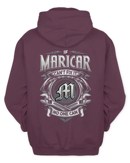 MARICAR AP81-K4-626 - Personalized Ahmed Quote Apparel “If Ahmed Can't Fix It, No One Can” - Unisex Hoodie - Maroon