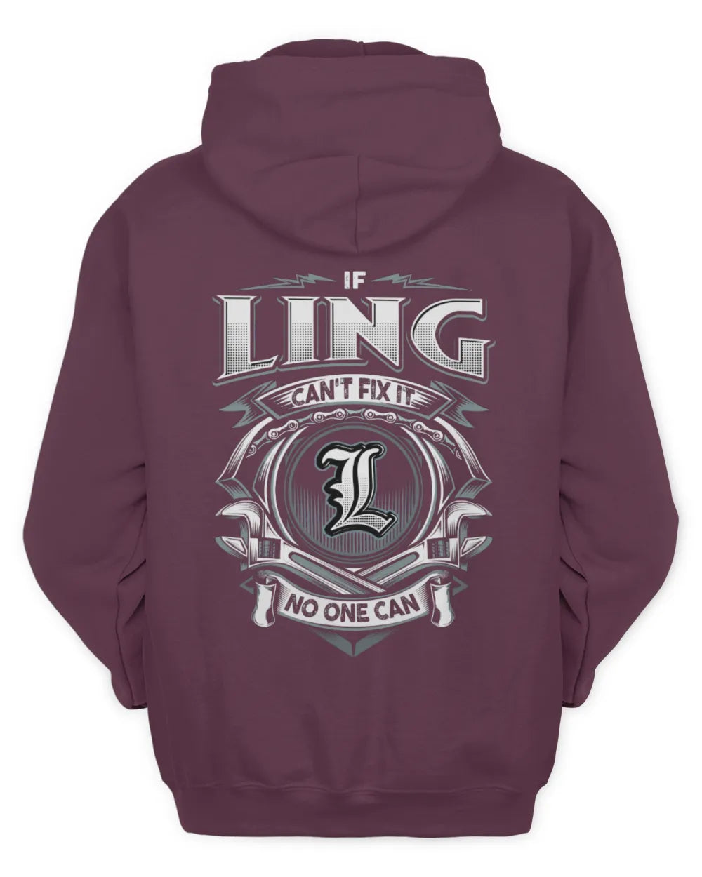 LING AP81-K4-626 - Personalized Ahmed Quote Apparel “If Ahmed Can't Fix It, No One Can” - Unisex Hoodie - Maroon
