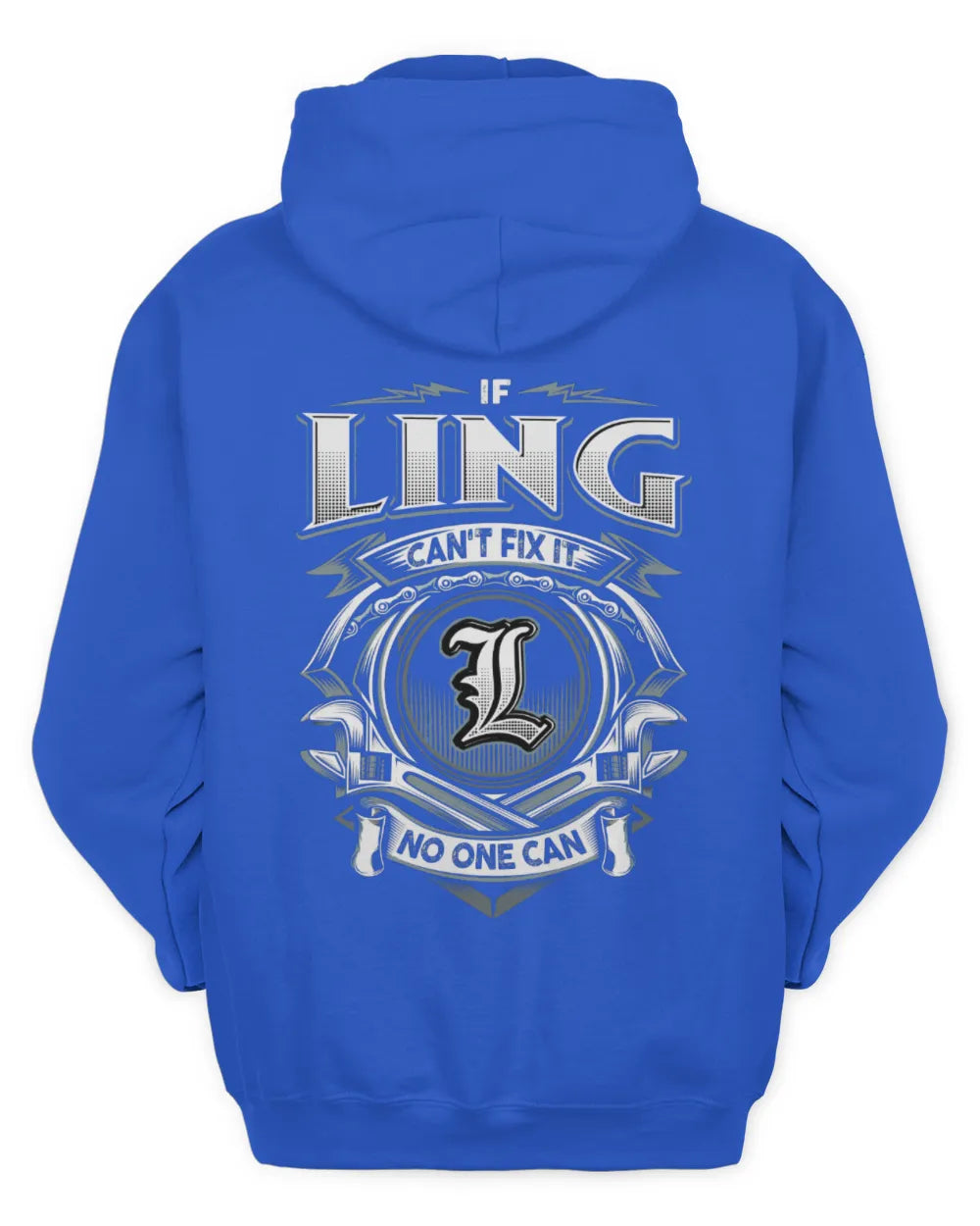 LING AP81-K4-626 - Personalized Ahmed Quote Apparel “If Ahmed Can't Fix It, No One Can” - Unisex Hoodie - Royal