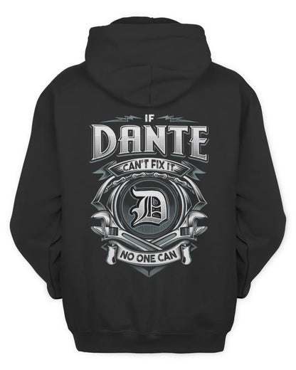 DANTE AP81-K4-626 - Personalized Ahmed Quote Apparel “If Ahmed Can't Fix It, No One Can” - Unisex Hoodie - Black
